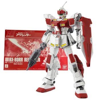 Bandai Skutočné Gundam Auta Model Anime Obrázok HGUC 1/144 Rx-80rr Červená Rider Zber Gunpla Anime Akčné Figúrky pre Chlapcov, Hračky