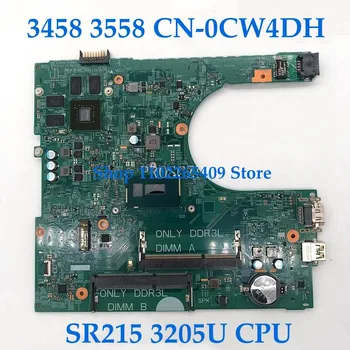 CW4DH 0CW4DH CN-0CW4DH Doske Pre Inspiron 3458 3558 Notebook Doske 14216-1 S SR215 3205U CPU 820 M 1G 100%funguje Dobre