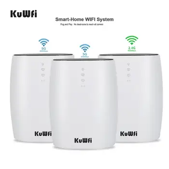 KuWFi Wifi Router 2.4 G 5.0 GHz Dual-Band 3600Mbps Bezdrôtový Router Wifi Opakovač podporu 50 Užívateľov