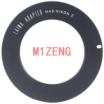 m42-NZ 1mm dvojaký účel Adaptér krúžok pre m42 42mm objektív nikon Z vrchu Z z5 Z6 Z7 z6ii z7ii z50 telo Fotoaparátu