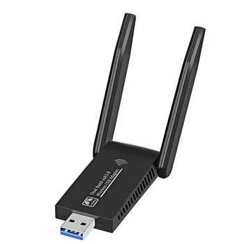 Wifi Adaptér 1300Mbps 5.8 Ghz&2.4 Ghz Dual Band USB3.0 Wifi Prijímač Bezdrôtovej Sieťovej Karty